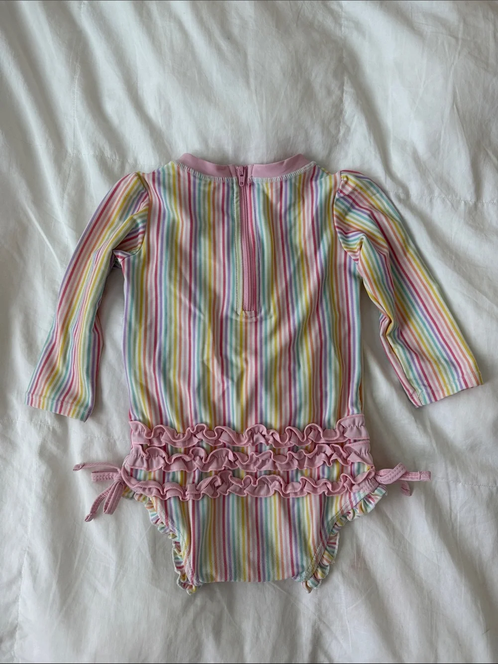 Ruffle Butts long sleeve swim size 18-24 months
